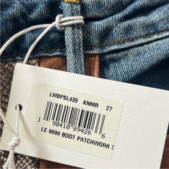 NWT Frame Demin Patchwork Jeans - Picture 2 of 5